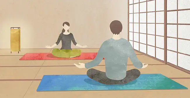 緊張をほぐすアロマや瞑想 - 海の病棟 | 福岡県大牟田市 不知火病院(うつ病の治療･入院･カウンセリング)